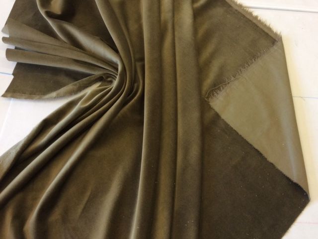 100/% Cotton Schwarz samt Stoff 112cm Breit samt Velour