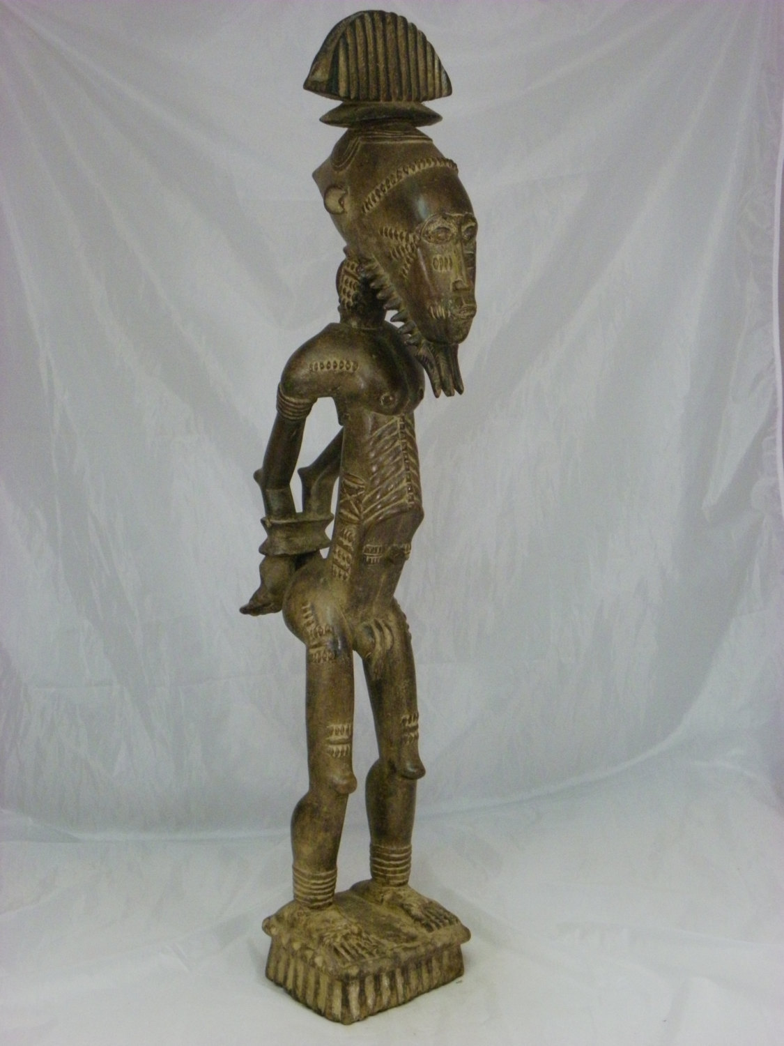 Baule Ancestor african art Baule Slave Figure Antique art of Africa