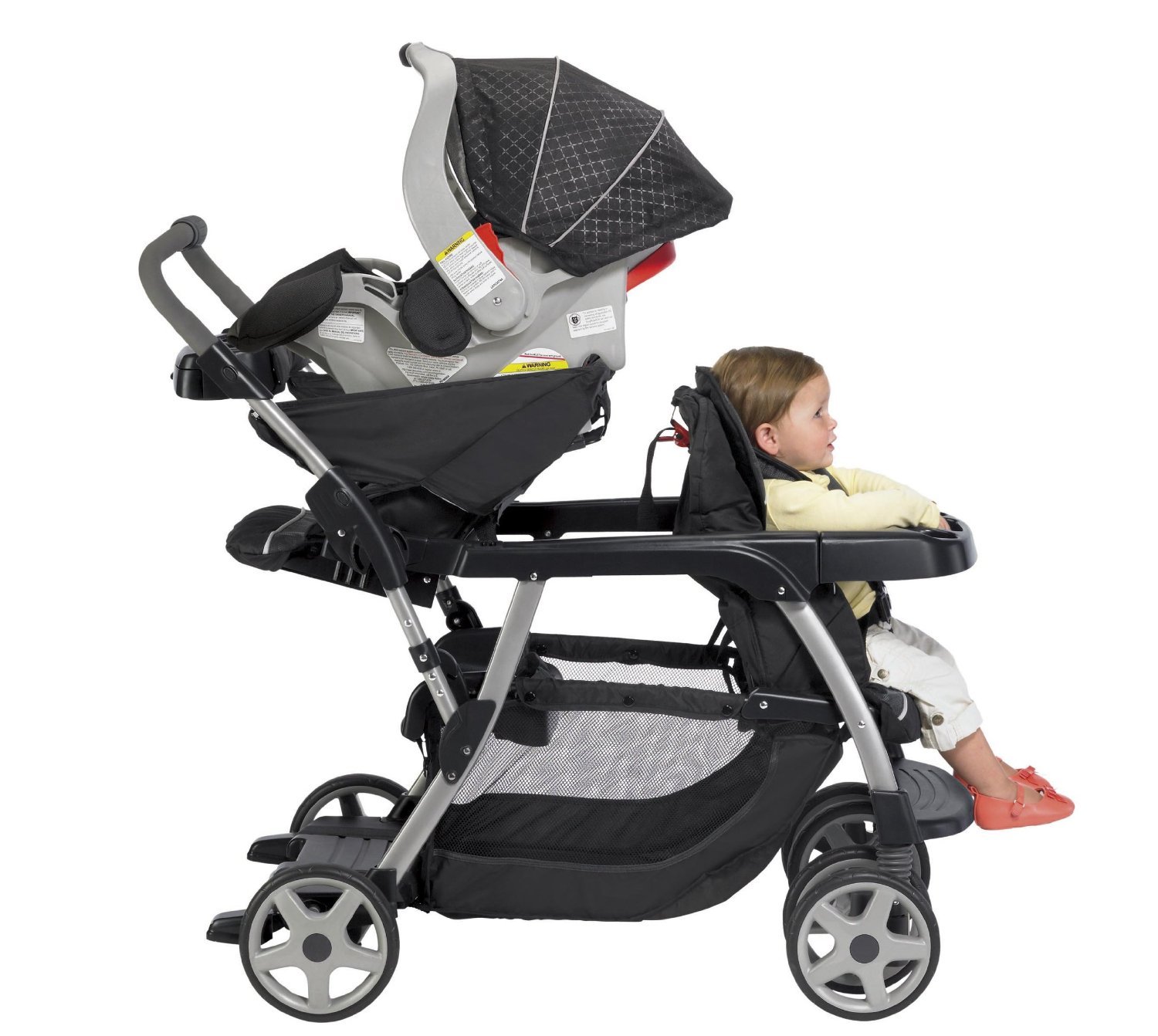 malibu unicorn twin stroller