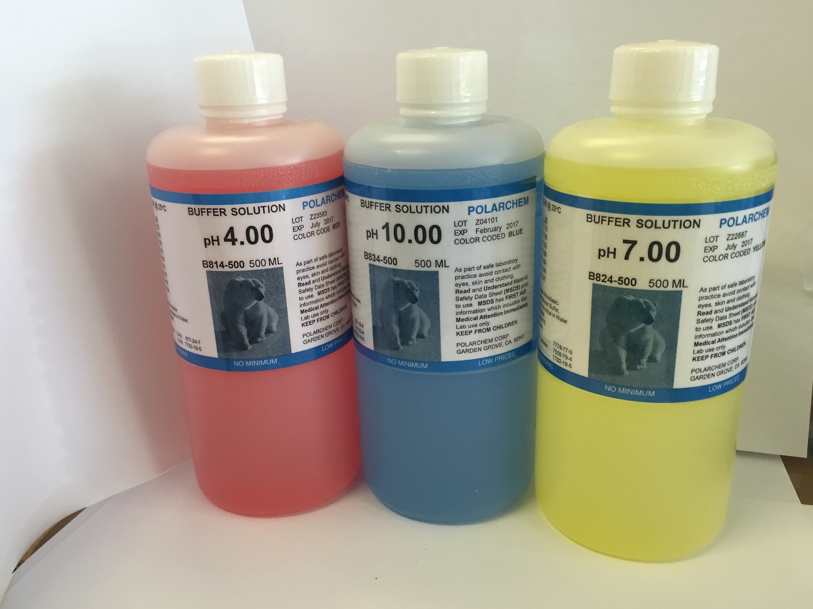 pH Meter Calibration Buffer Solution 4, 7 OR 10 500ml 1 BOTTLE, YOU