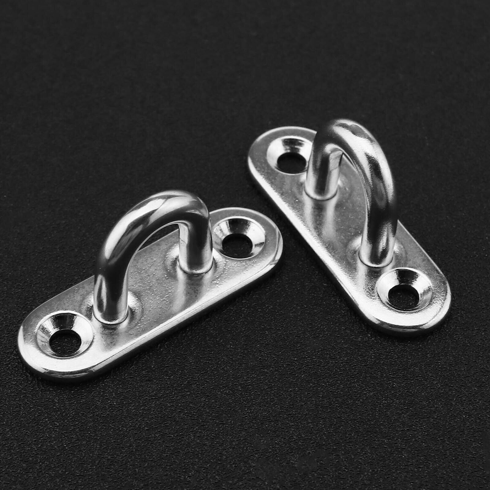 8pcs Stainless Steel Snap Hooks Carabiner Clips for Home Sports Marine