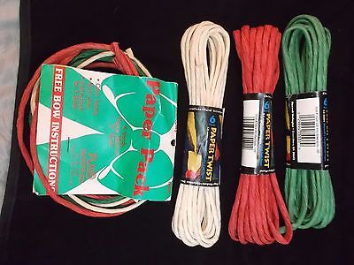 Craft Paper NEW 4 Yards 1 Bundle Paper Capers Twisted Paper Ribbon