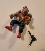 Vintage 1988 Playmates Teenage Mutant Ninja Turtles Bebop Tmnt With Gun - $21.77