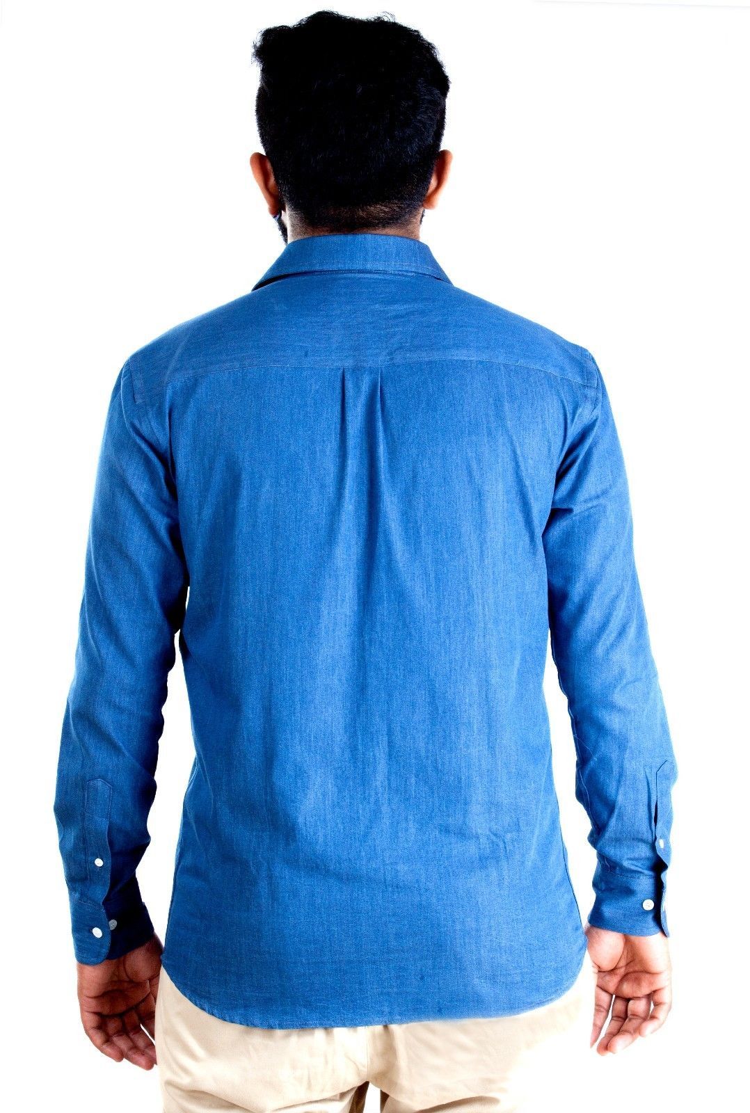 indigo stone blue shirt