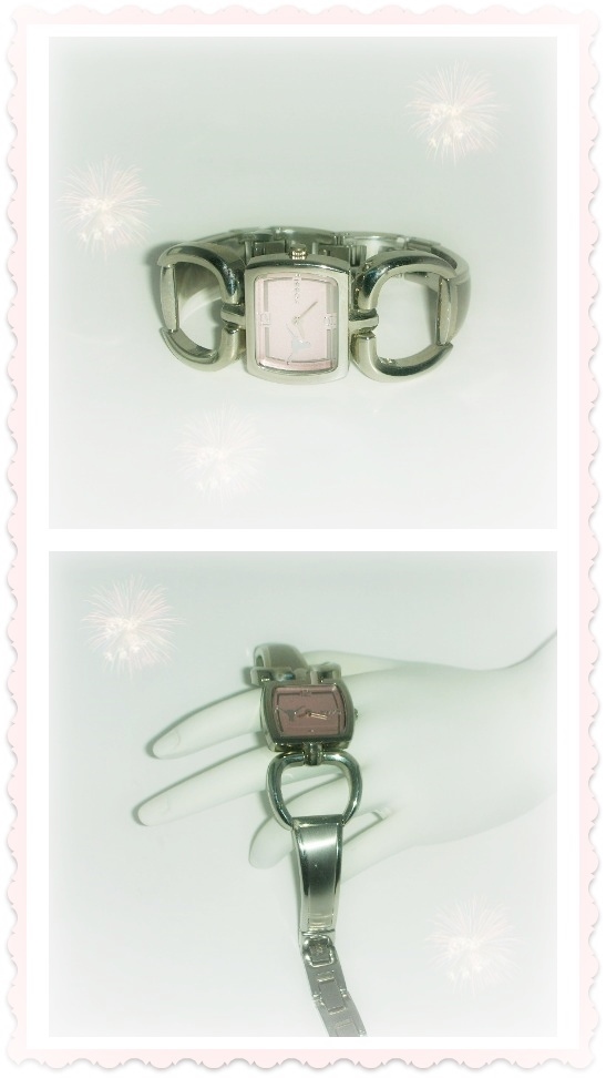 Texas Longhorns Vintage Fossil Watch Ladies Pink Equestrian Wristwatches