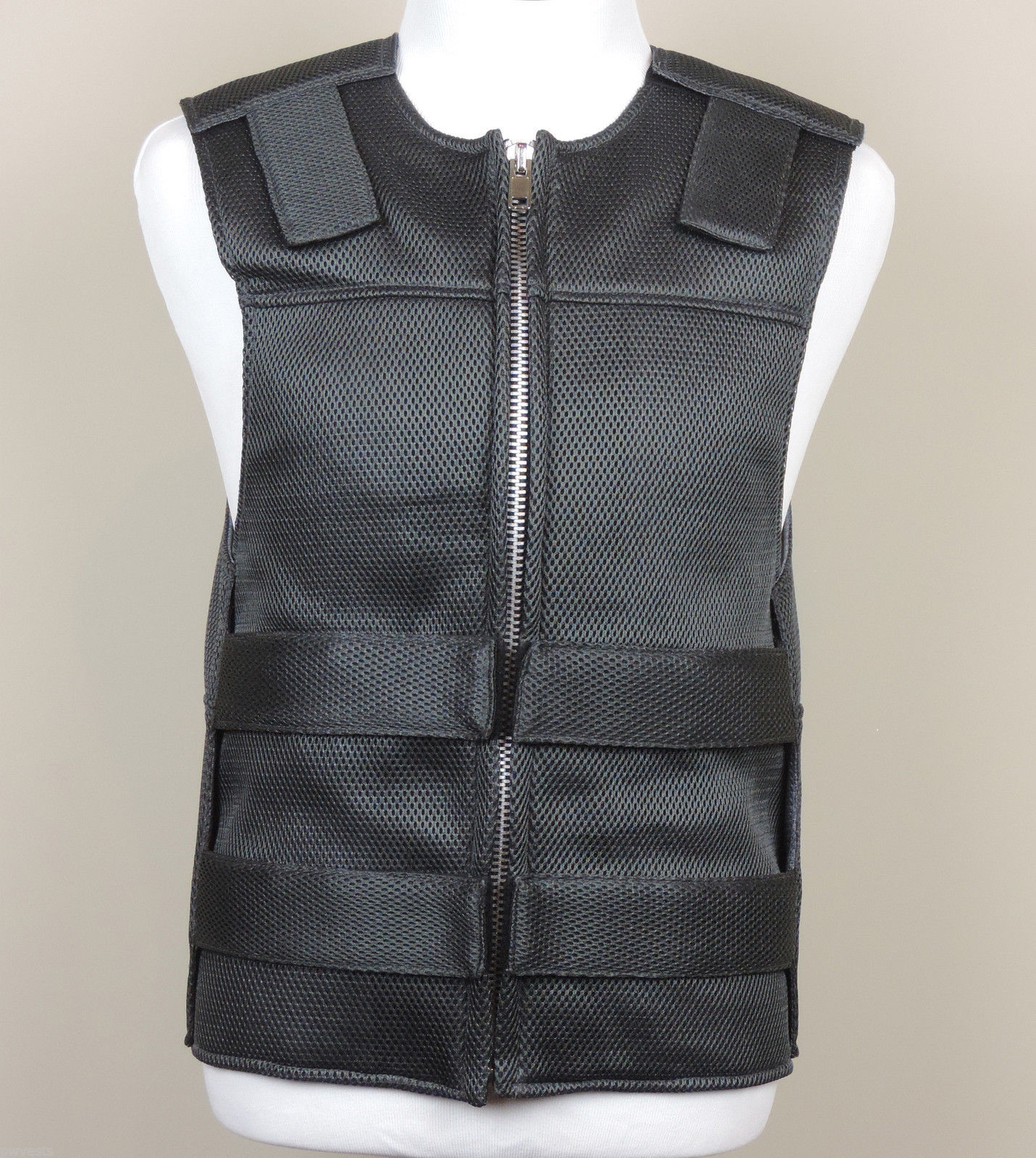 DARK GRAY - Mesh - Bulletproof Style Motorcycle Vest - Apparel ...