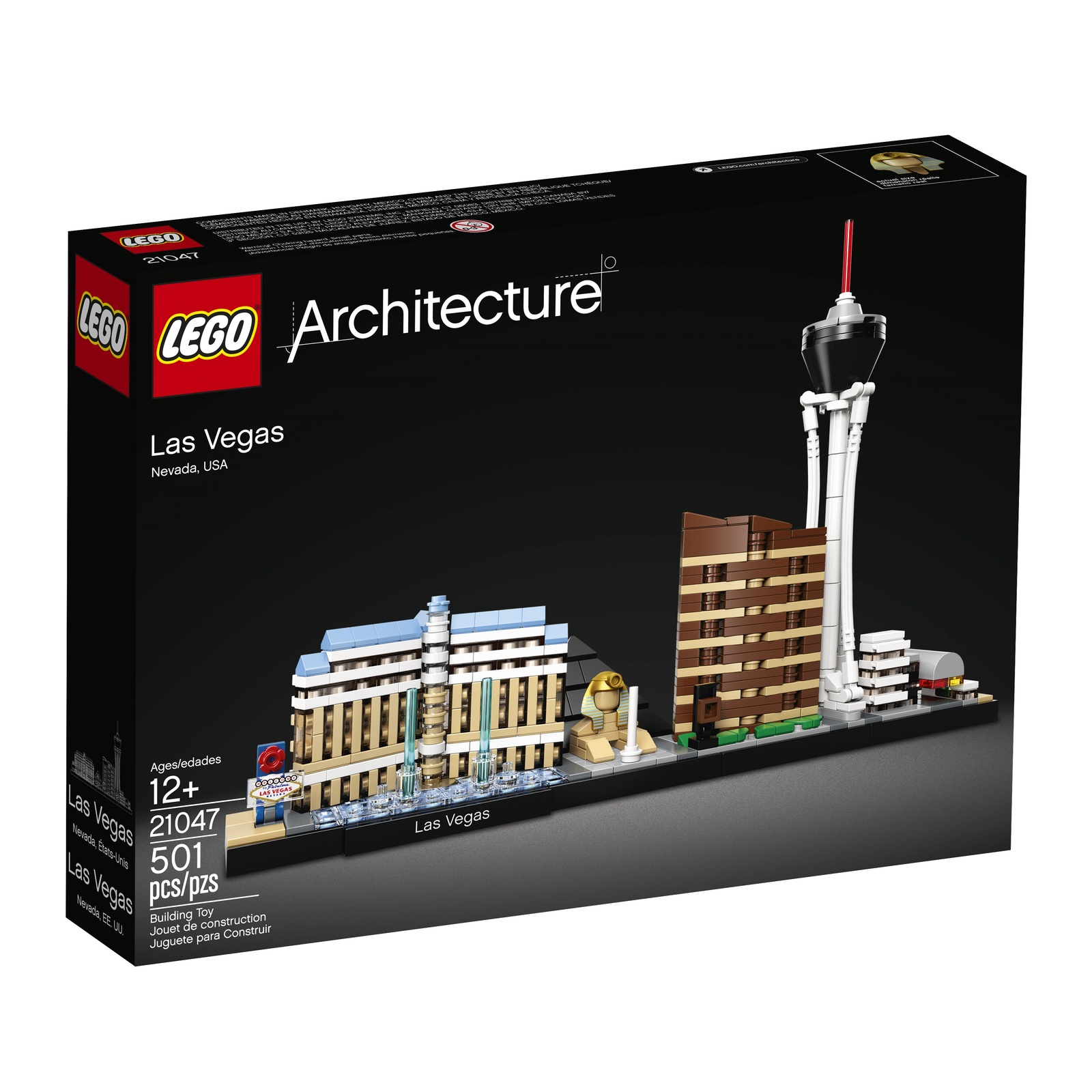 LEGO Architecture Las Vegas Skyline Collection 21047 Building Set (501 Pieces)