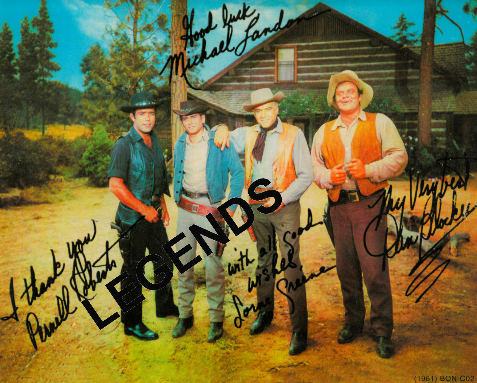 Doobie Brothers Autographed Reprint 8/" x 10/" glossy photo print