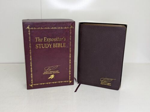 The Expositors Study Bible KJV Jimmy Swaggart Signature Edition Leather ...