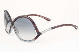 Tom Ford Ivanna 372 53W Havana / Blue Gradient Sunglasses TF372 53W - $146.02