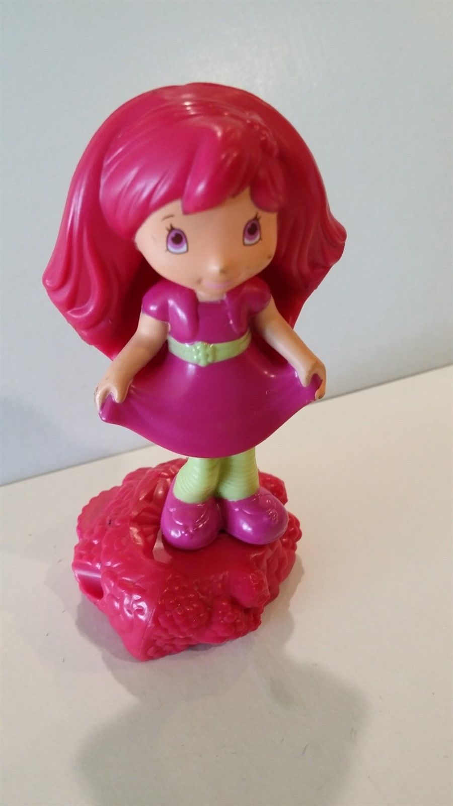 McDonalds Strawberry Shortcake Strawberry Torte 2011 PVC Cake Topper