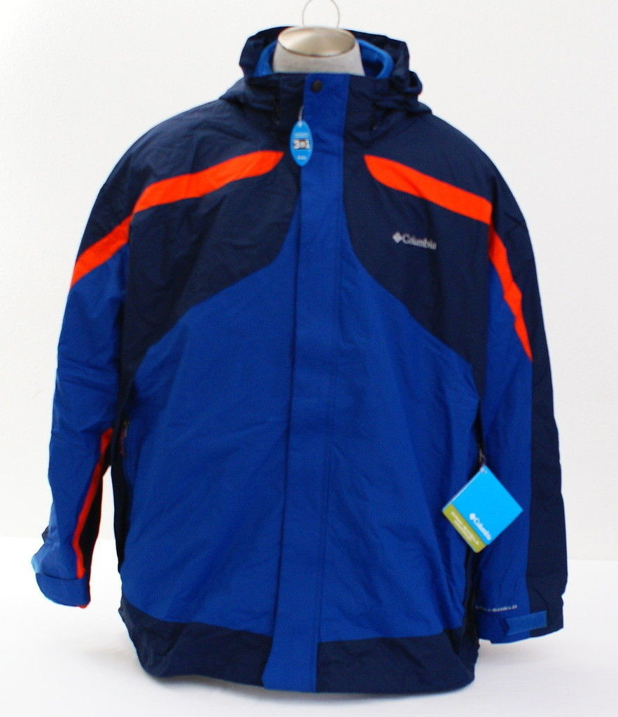 Columbia Sportswear EXS Norse Peak Navy Blue Zip Jacket Men/'s NWT $130