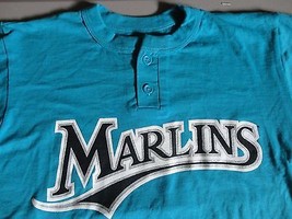 Florida Marlins #7 Mlb 2 Button Jersey Shirt Youth L Excellent Free Us Shipping - $13.90