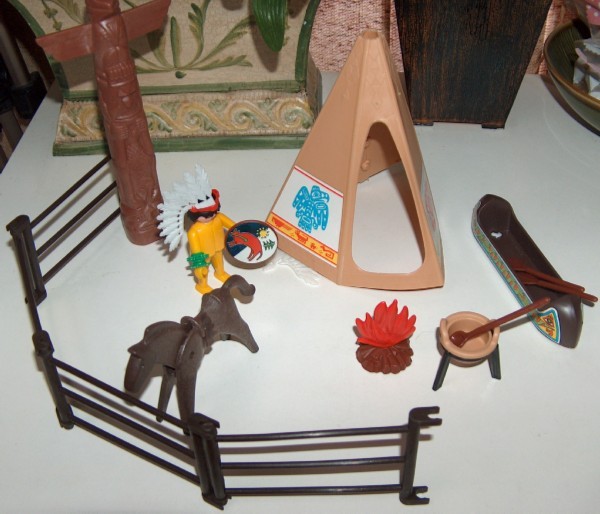 Playmobil Vintage Indian Village Teepee Sets And 19 Similar Items
