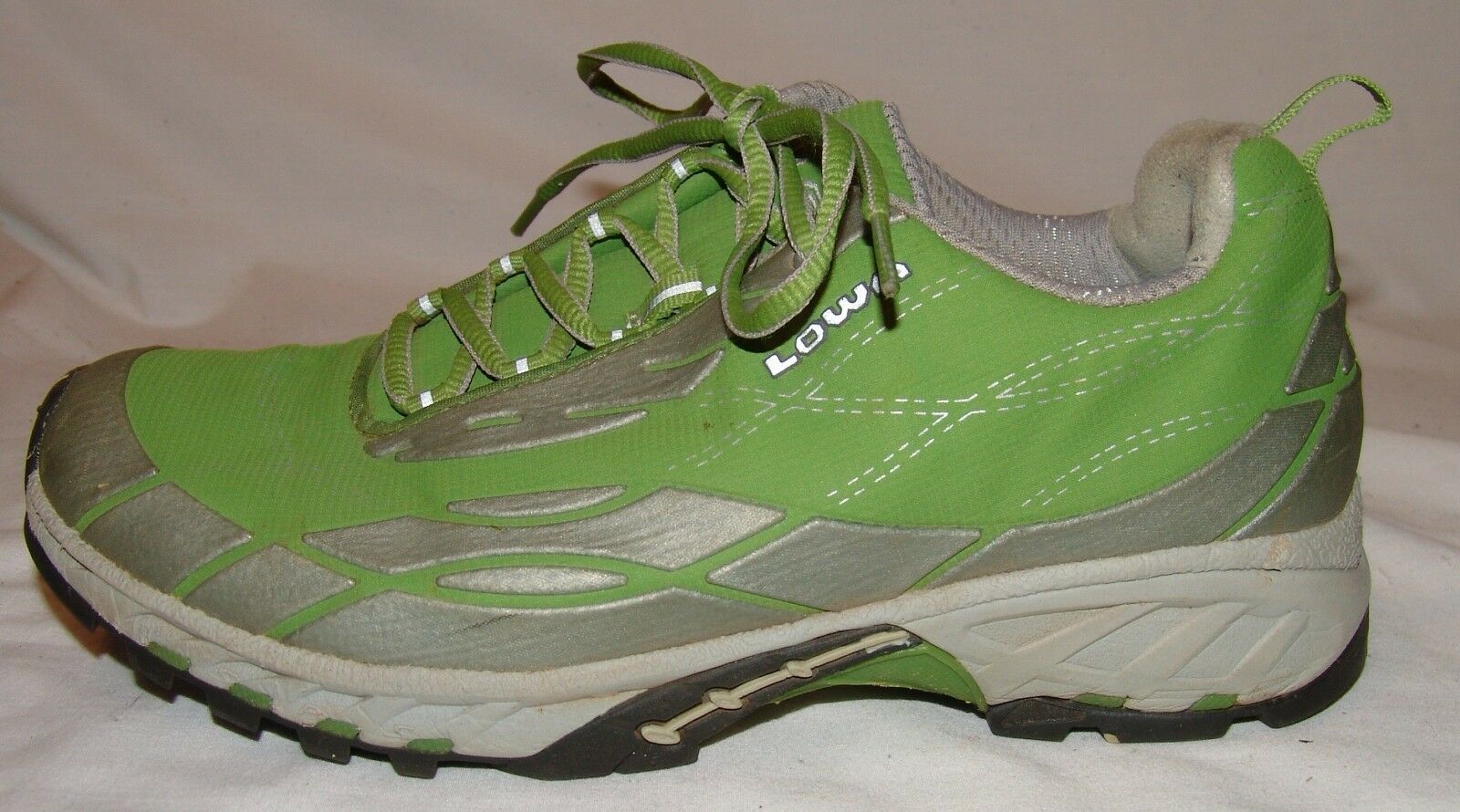 Lowa Lime Green Gray Sneakers Athletic Shoes Womens 7.5 Trail Running ...