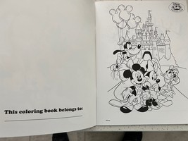 Disney Vacation Club Coloring Book 12 Pages Rare NEW image 2