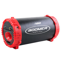 MEGA-NAS-3084-RD Naxa NAS-3084 BOOMER IMPULSE LED Bluetooth Boombox - Bl... - $39.07