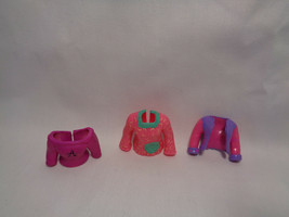Mattel Polly Pocket Lot of 3 Replacement Pink Tops for 3 1/2&quot; Dolls - $1.36