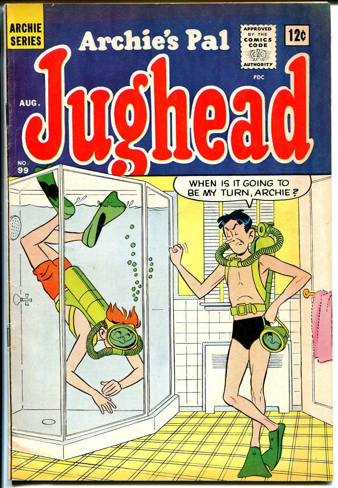 Archie S Pal Jughead 99 1963 Mlj Betty Veronica Bizarre Skin Diving