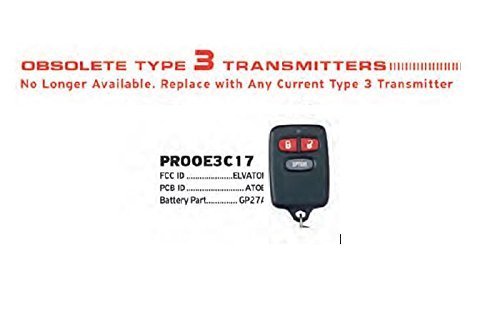 w// Program Info Audiovox Prestige BGAAV2T F 2 Button Remote Transmitter