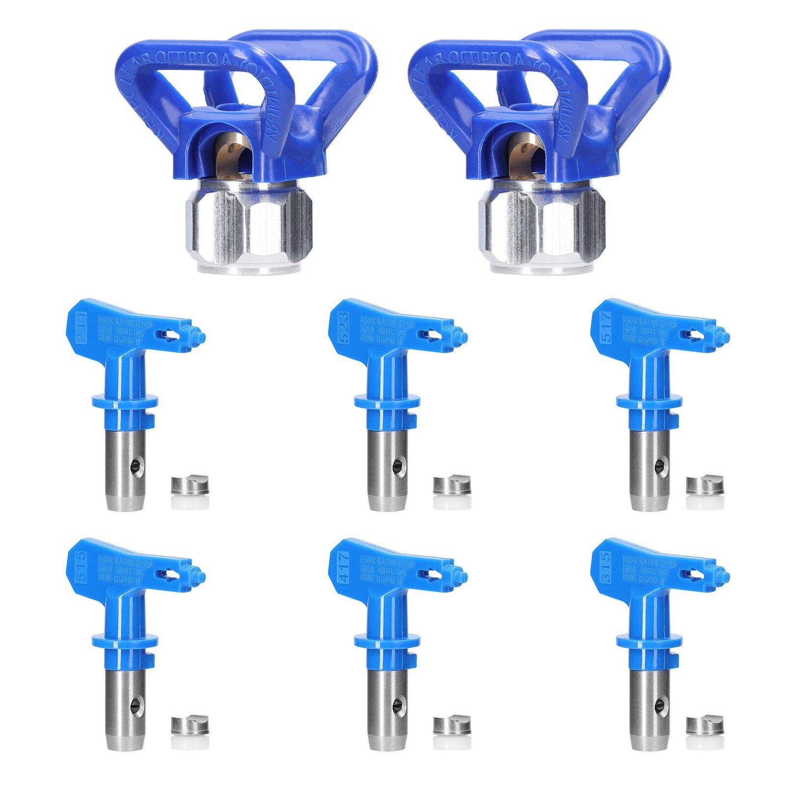 Airless Paint Nozzles Set Reversible Spray Tips Airless Paint Sprayer