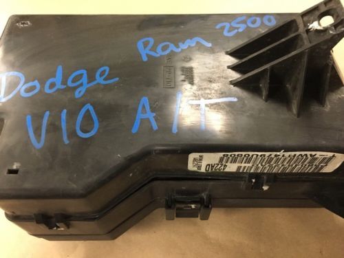 2000 2001 Dodge Ram 2500 8.0L V10 Fuse Box Relay Assembly ... 99 dodge ram 2500 v1 0 fuse box 