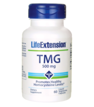 Life Extension Tmg 500 mg 60 Liq Vegcap - $29.86