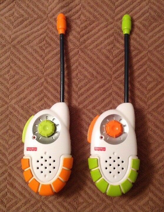 Fisher Price KID TOUGH Walkie Talkies N5962, TESTED Work Great, 2008