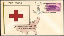 Uss Humphreys - DD-236 Destroyer - Mae Weigand Hand Painted Cover - $14.95