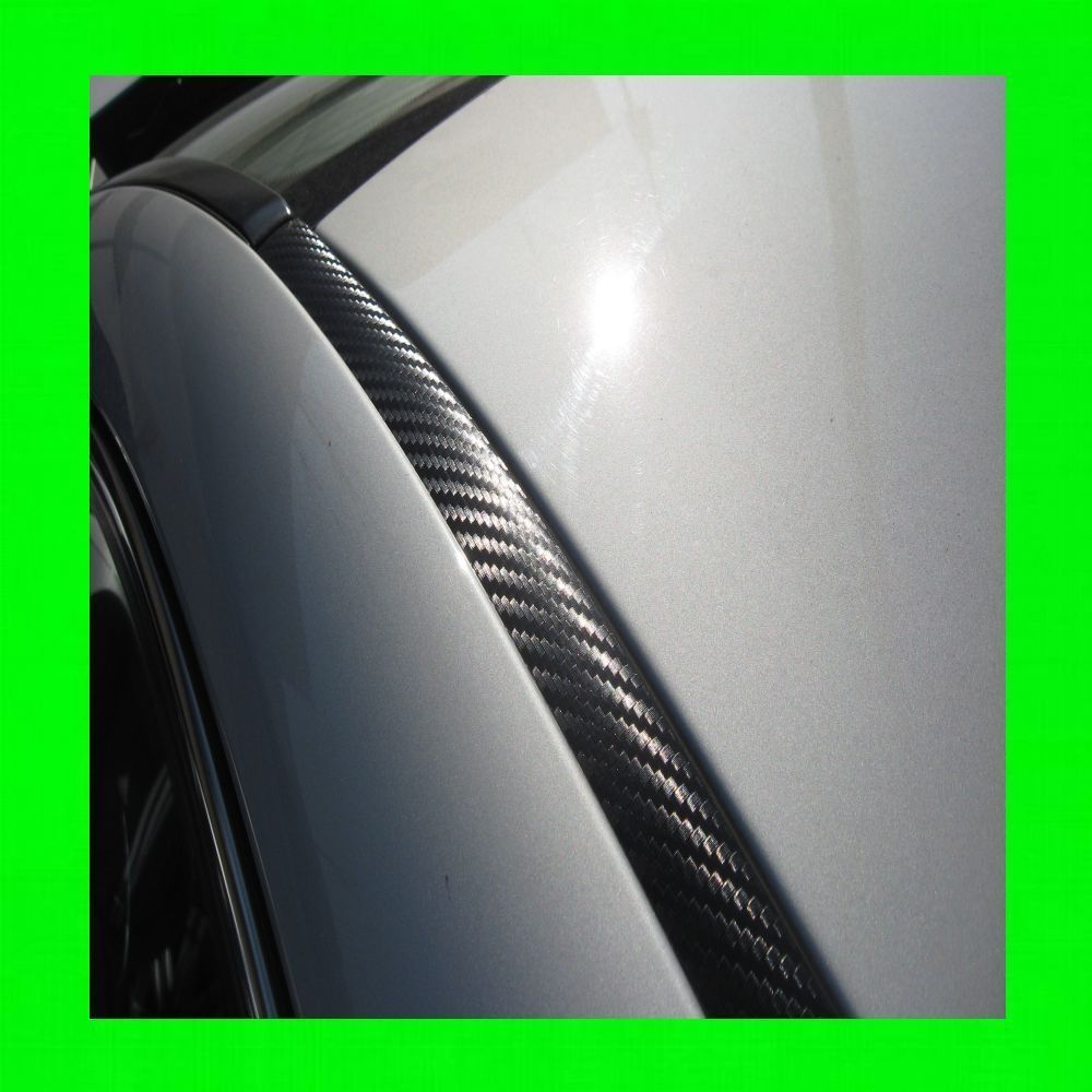 CHRYSLER CARBON FIBER WHEEL WELL FENDER TRIM MOLDING 4PC W//5YR WARRANTY