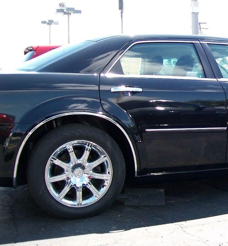 LEXUS CHROME WHEEL WELL FENDER TRIM MOLDING 4PC W//5YR WRNTY+FREE INTERIOR PC