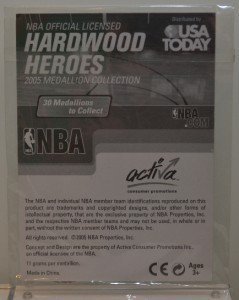 Primary image for 2005 NBA Hardwood Heroes Medallion Collection - Jermaine O'Neal