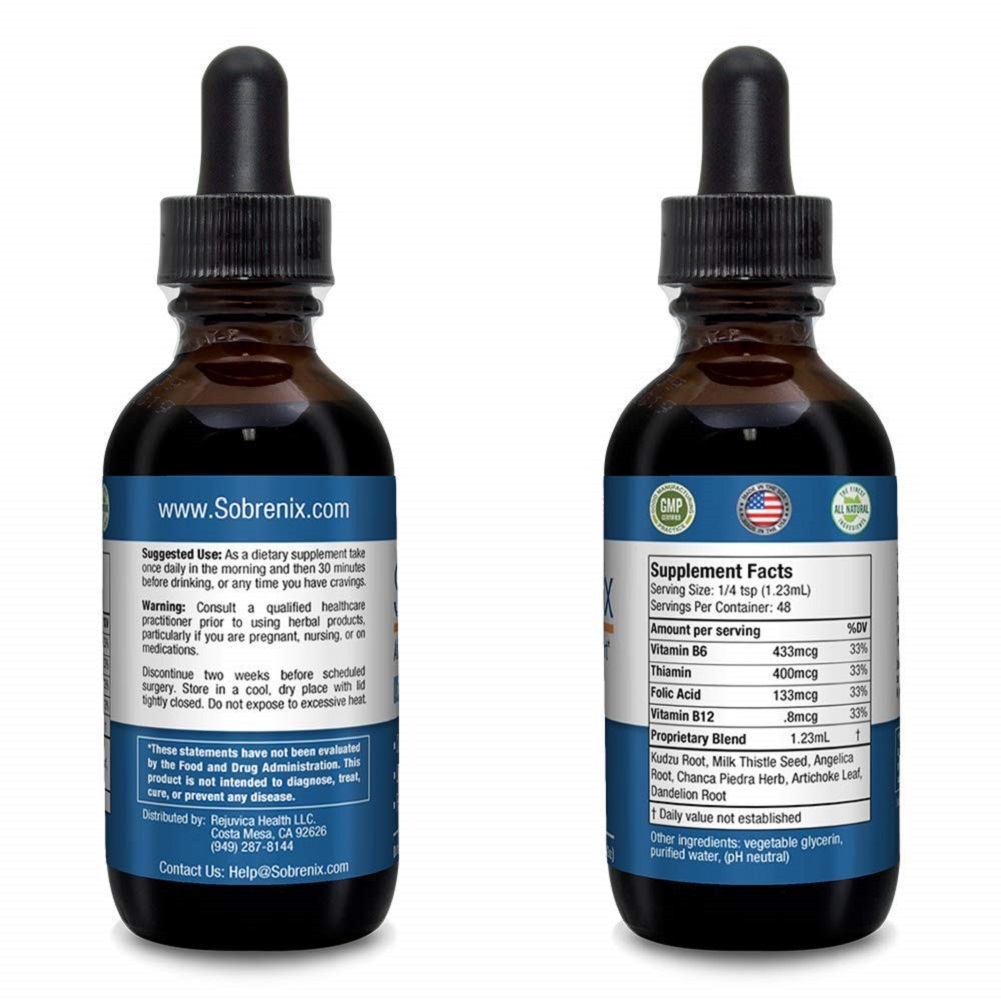 Sobrenix Alcohol & Liver Support Supplement AllNatural Liquid Formula Other Vitamins