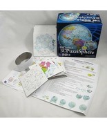Discover The World 3D Globe Puzzle PuzziSphere 212 Sure Lox Ball Diamete... - $6.91