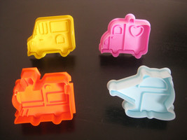 TRANSPORTATION TRAIN TRUCK CAR COOKIE CUTTER MOLD CUPCAKE BIRTHDAY PARTY... - $7.91