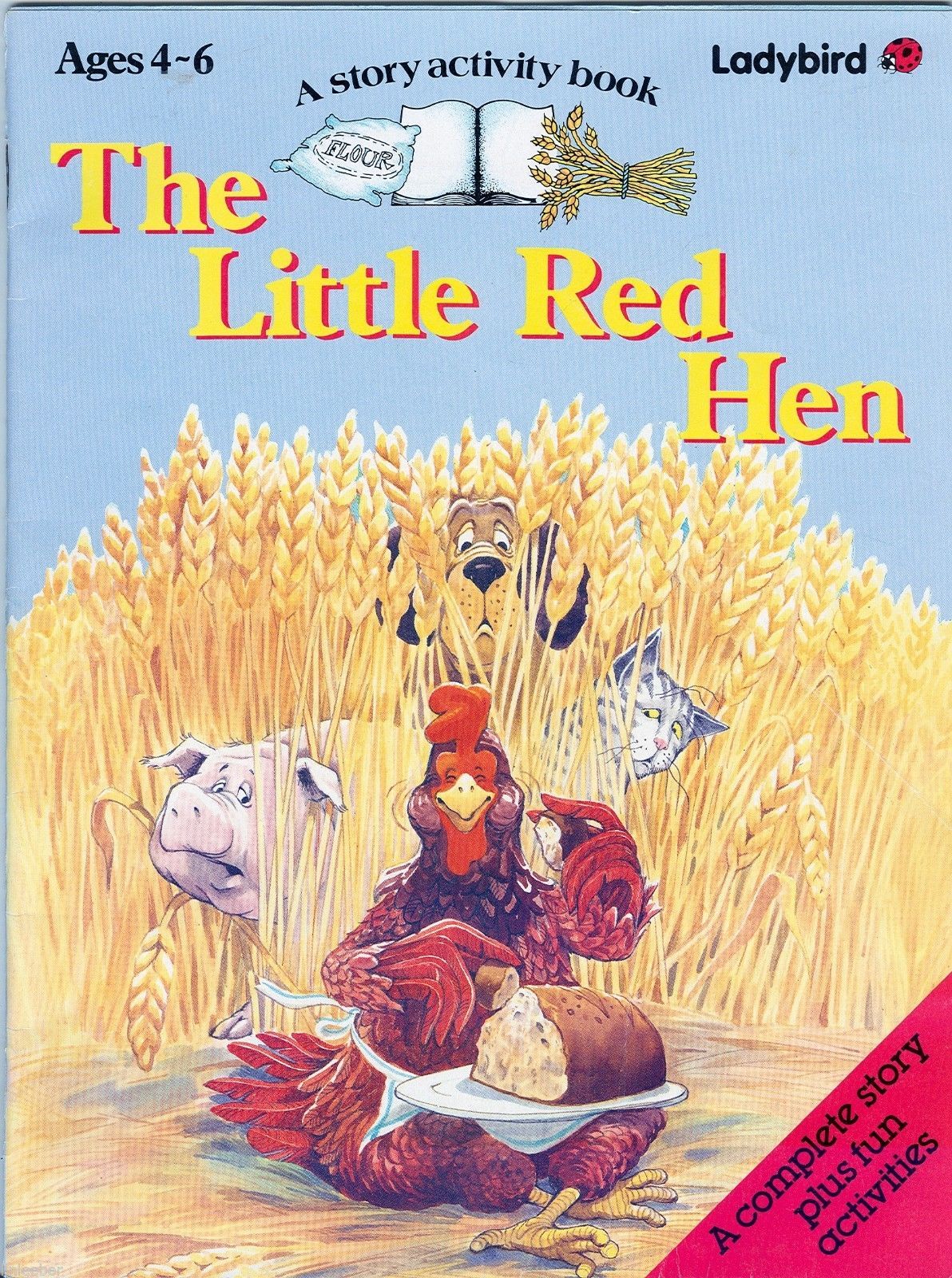 THE LITTLE RED HEN-A Story Activity Book;Ages 4-6;Kersti O’Leary;Maze ...