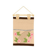 [Pink Flowers] Ivory/Wall Hanging/Wall Organizers (11*14) - $13.99