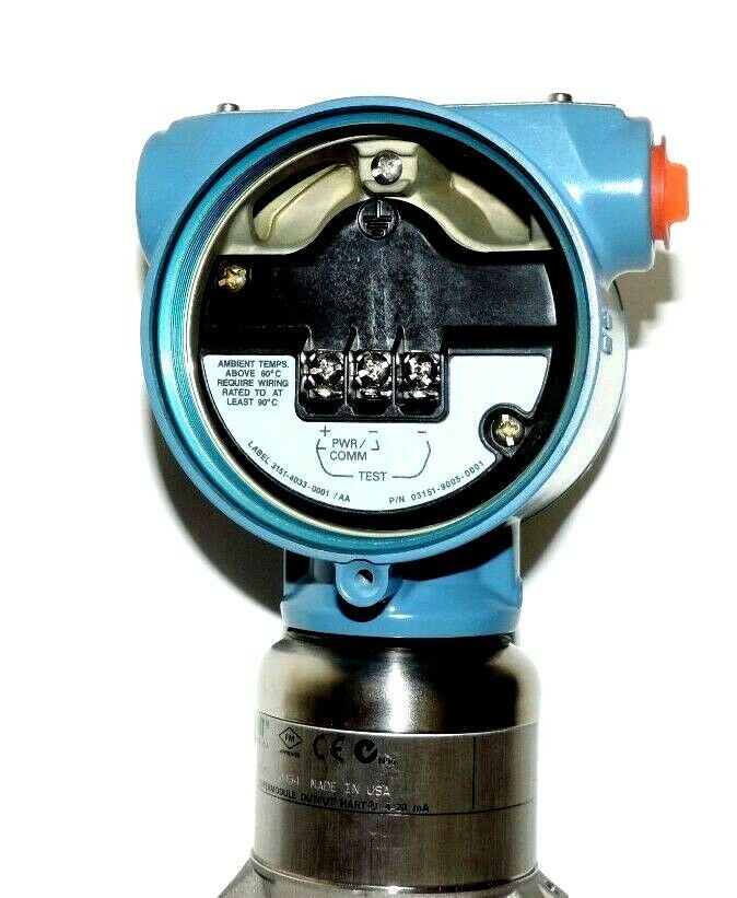 ROSEMOUNT 3051S COPLANAR PRESSURE TRANSMITTER 3051S1CD3A2B12A1AM5 W/2
