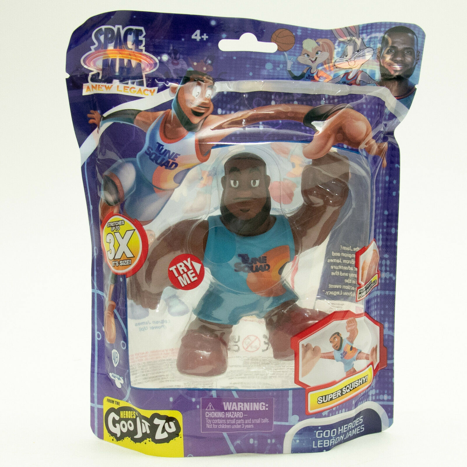 Goo Jit Zu Space Jam A New Legacy LEBRON JAMES Stretch Toy Goo Heroes ...