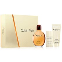 Calvin Klein Obsession Cologne 4.0 Oz Eau De Toilette Spray 3 Pcs Gift Set image 6