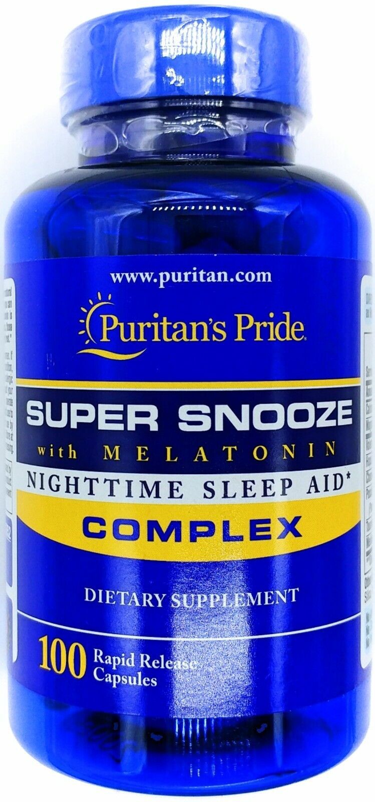 Super Snooze Complex Sleep Aid 100 Capsules 5mg Melatonin Valerian Chamomile +