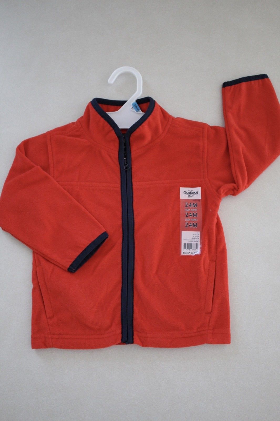 Osh Kosh B/'gosh Infant Girls Navy Puffer Jacket Size 12M 18M 24M
