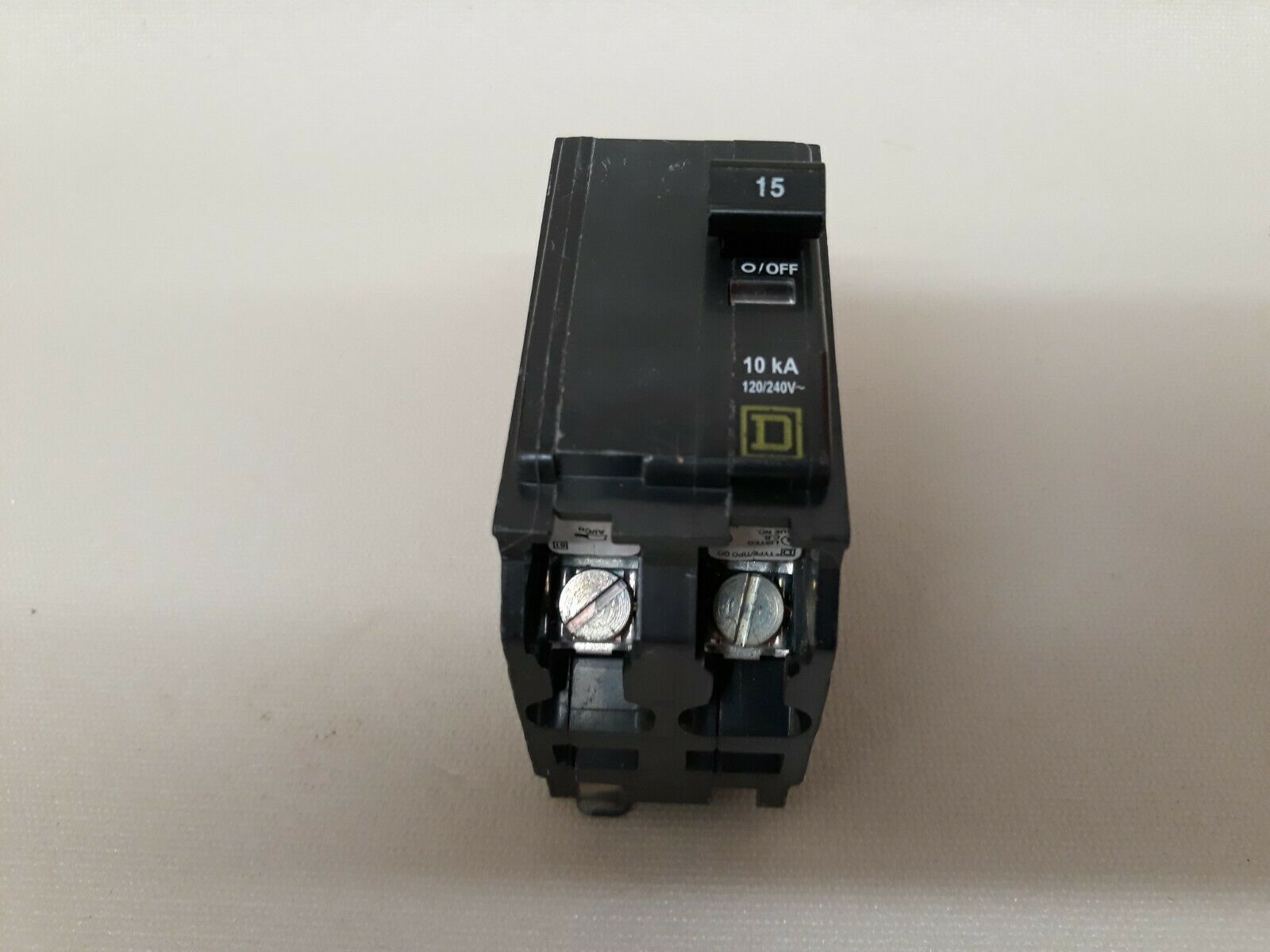SQUARE D 15 Amp 2 Pole QO215 Circuit Breaker Type QO Circuit Breakers