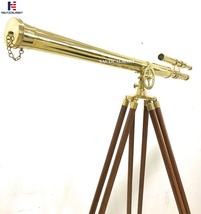 NauticalMart Floor Standing Brass Griffith Astro Telescope 64" Floor Standing Te image 2