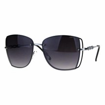 Womens Fashion Sunglasses Square Rims Behind Lens Frame UV 400 - $11.95