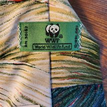 Jaguar Tie, Vintage, World Wildlife Fund Animal Necktie 127, Big Cat, 100% Silk image 8
