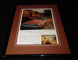 1967 Ford Thunderbird Framed 11x14 ORIGINAL Vintage Advertisement