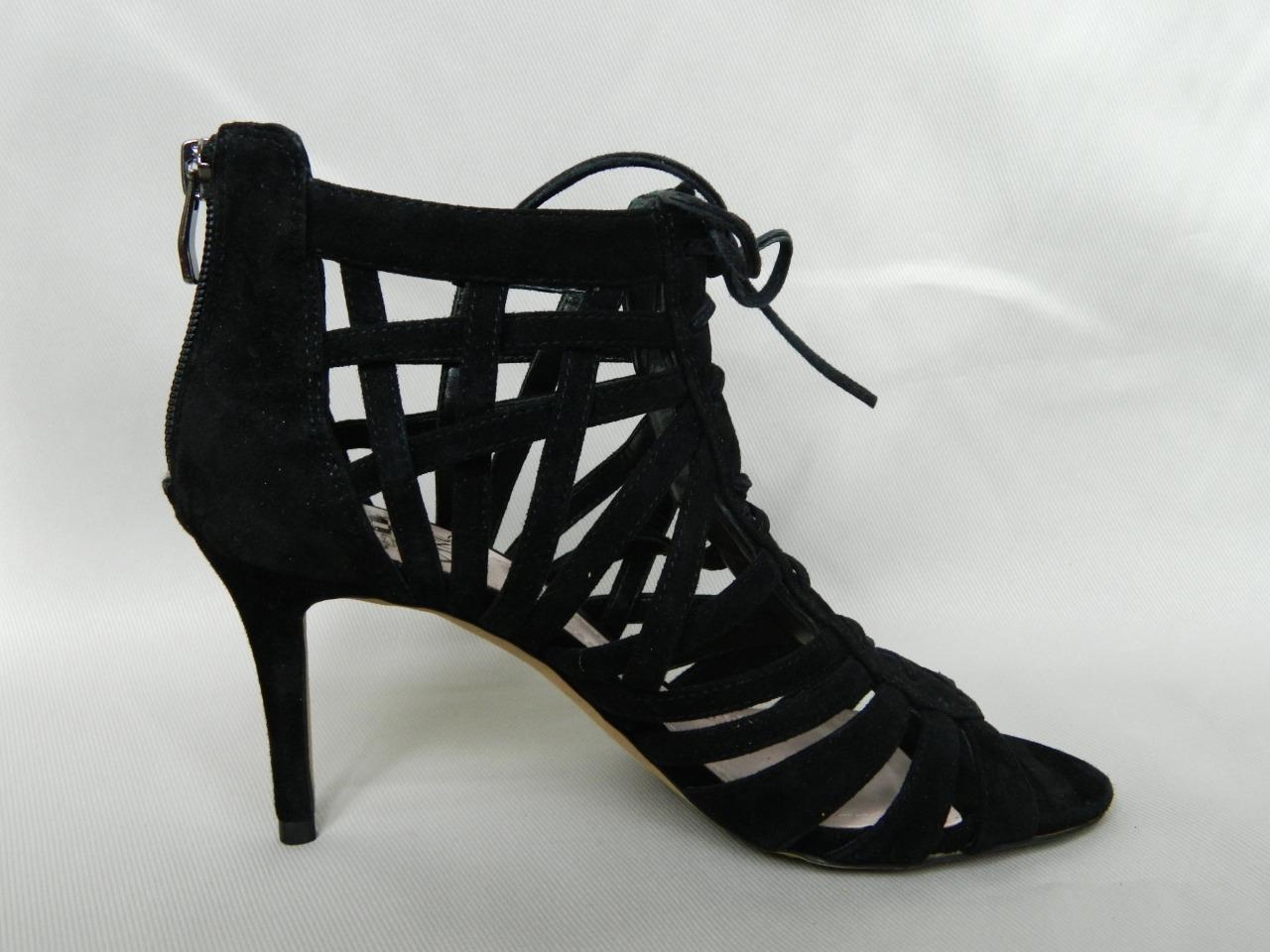 vince camuto black suede heels