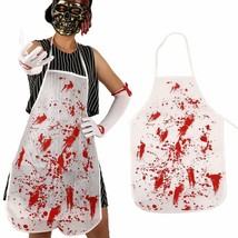 Blood Halloween Apron Butcher Bloody Role Play Aprons Dress Up Props Hor... - $14.69