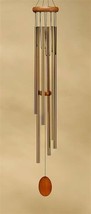 Serenity Garden Wind Chimes 33" Long Elegant Wood & Aluminum Music in the Air image 2